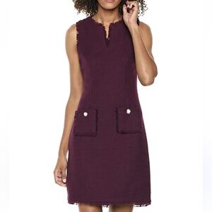 Karl Lagerfeld Rich Purple Mini Dress